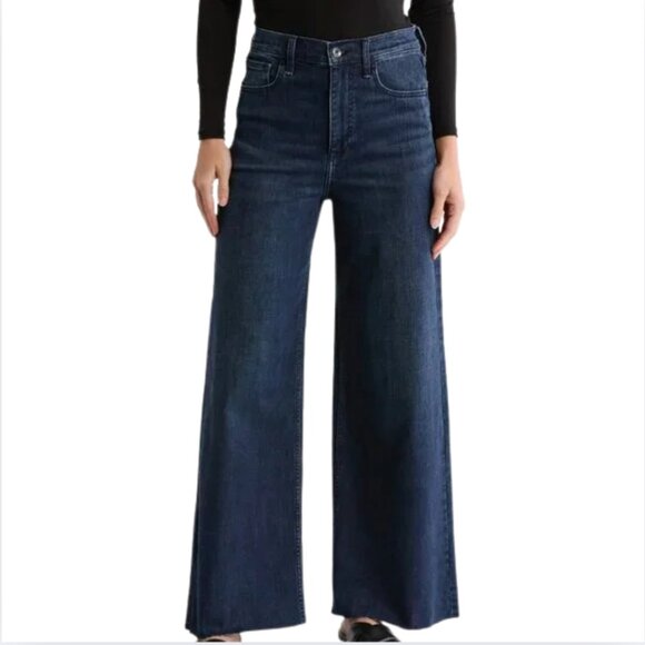 Worn 1x - NWT Rag & Bone Serena High-Rise Wide Leg Jeans - Size 27 - Picture 1 of 6